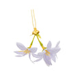 Fabric Flower U-Pin Hair Stick Gold Accent 3 Colors view 5