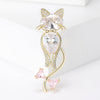 Gold Pink Cat