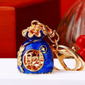 Mixed Fortune Pouch Fruit Animal Character and Auspicious Keychains view 6