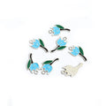 Colorful Tulip Enamel Alloy Charm Pendants for Jewelry Making view 9