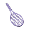 Painted Metal Tennis Racket Charm Pendants Hollow Head Ten Colors view 5