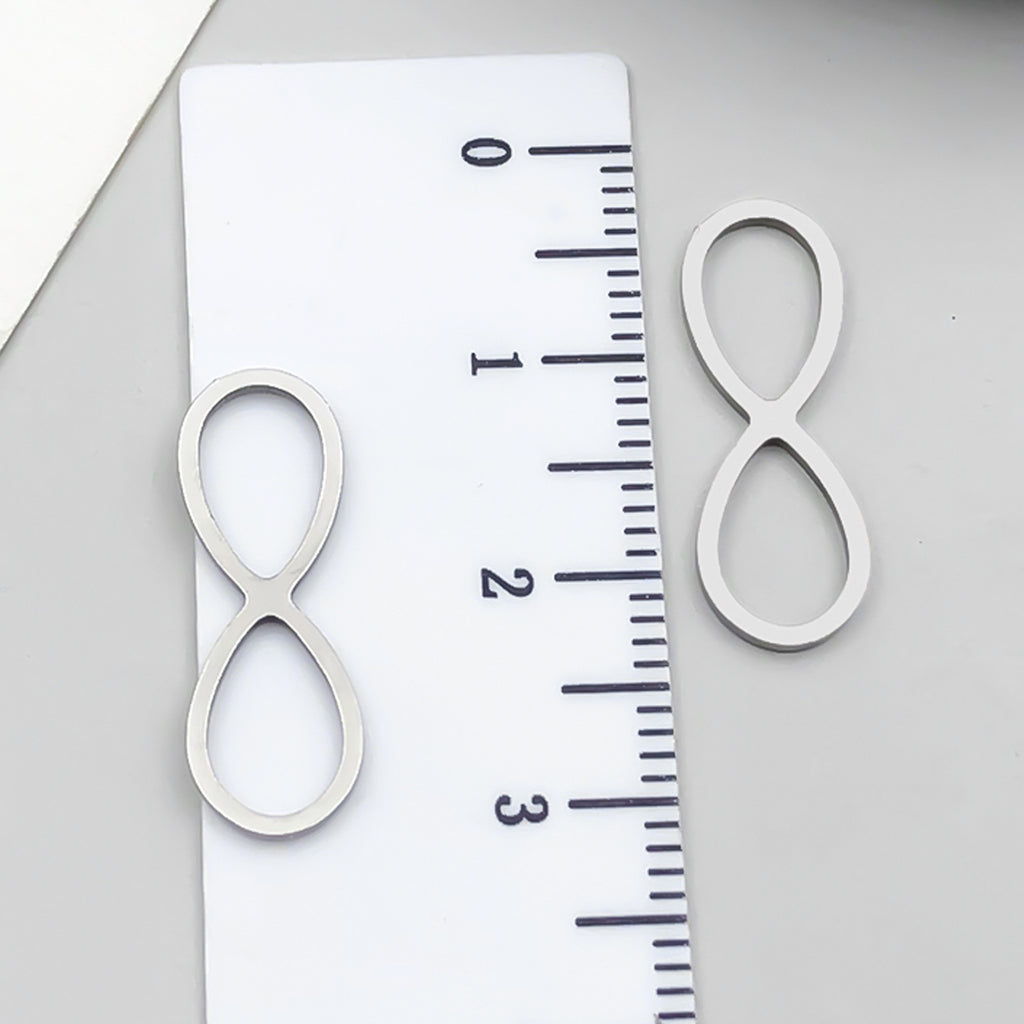Stainless Steel Heart Charm Pendants for DIY Jewelry Accessories