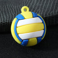 Soft Rubber Mini Sports Ball Charm Pendant Seven Styles view 7