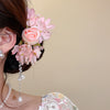 Pink Rose Tassel