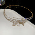 Crystal Butterfly Collar Necklaces With Decorative Accents view 7