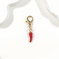 Colorful Enamel Long and Short Chili Pepper Lobster-Clasp Charms view 9