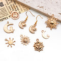 Yellow Sun and Moon Metal Charms with 17 Listed Options view 2
