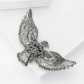 Eagle Brooch In 2 Styles With Polished Metal And Decorative Details view 3