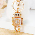 Robot and Novelty Jeweled Keychains in Fifteen Pictured Designs view 2