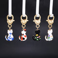 Four-Style Printed Cat and Heart Lobster Clasp Charm Assortment view 4