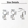 Earring Hooks With Pinch Bails in Twelve Finish and Hook Styles view 2