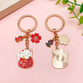 Flower Charm Keychains in 16 Pictured Variations for Bags and Keys view 3