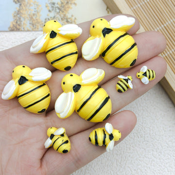 Multicolor Bee Glossy Charms with 5 Listed Options