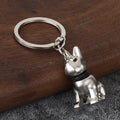 Minimalist Dog Keychain Zinc Alloy Bag Charm Accessory