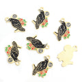Polished Silver Gold Decorative Alloy Charms in 6 Styles view 9
