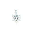 Layered Six-Point Star Metal Charm in 3 Finishes for Jewelry Crafts view 5