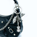 Guitar, Music Note and Microphone Charm Keychains in 19 Pictured Variations view 4