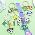 Soccer Charm Keychains in 57 Pictured Variations for Bags and Keys view 2
