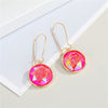 Magenta Earrings