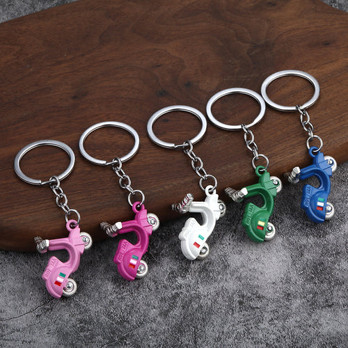 Metal Electric Scooter Keychain Creative Vehicle Gift Accessory