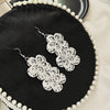 Silver Filigree Flowers
