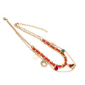 Christmas Multi Layer Charm Necklaces Gold Chain Cord Styles view 5