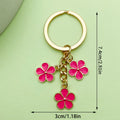 Flower Charm Keychains in 9 Pictured Variations for Bags and Keys view 11