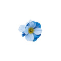Fabric Flower Duckbill Hair Clips Blue Red Orchid Styles view 5