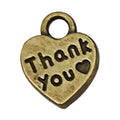 Gold-Tone Heart Metal Charms with 26 Listed Options view 7