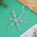 Clear Acrylic Crystal Snowflake Christmas Hanging Ornament view 7