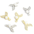 Pearl Crystal Mermaid Tail Jewelry Components For DIY Earrings And Bracelets Charms view 2