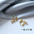 Gold Silver Screw Back Ear Clip Converters Stud Posts view 6