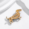 Black Silver Tone Flower Enamel Two Designs Metal Brooch Pin 4.4 x 2.5 cm 4.4 x 2.5 cm view 3