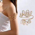 Twenty Eight Mixed Open Cuff And Armlet Designs In Gold Or Silver Tone view 6