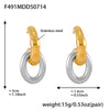 Gold Steel Ring