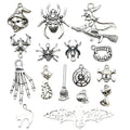 Silver-Tone Seashell Metal Charms with 12 Listed Options view 8