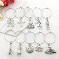 Metallic Flower Metal Charms with 5 Listed Options view 9