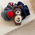 Fabric Gingham Scrunchie Denim Bow Bear Clip 5 Styles view 10