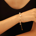 Gold Chain Stone Chip Station Necklaces Bracelets 20 Colors view 11