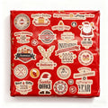 Christmas 2026 Santa Reindeer Journal Sticker Sheet Cream view 1
