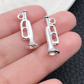 Black Musical Instrument and Guitar Metal Charms with 26 Listed Options view 12
