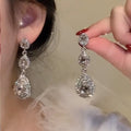 Long Statement Drop Earrings in Fourteen Floral Designs view 12
