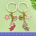 Starfish, Conch and Shell Charm Keychains Featuring Ocean Across 31 Pictured Variations view 3