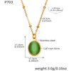 Gold Small Green