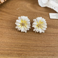 Daisy Stud Earrings in Six Soft Pastel Colorway Designs view 11