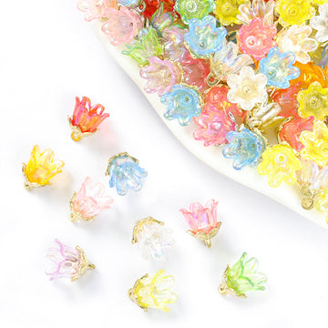 Pastel Lily Of The Valley Jewelry Components For DIY Earrings And Bracelets Charms