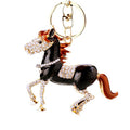 Mixed Jeweled Horse Keychains in Seventeen Pictured Colors and Designs view 5