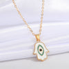 White Aqua Hamsa