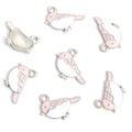 Enamel-Look Gold Silver Hummingbird Alloy Charms in 10 Styles view 9