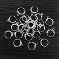 Round Leverback Earring Hooks in Six Metal Finishes view 4